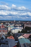 Utsikt från Nikolai kyrka mot norr, 1991