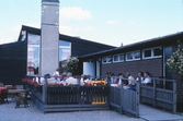 Uteservering på Ånnaboda friluftsgård, 1983