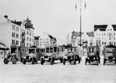 Bussar på Järntorget, 1924