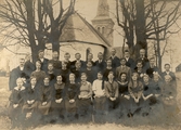 Konfirmationsgrupp Askers kyrka, ca 1922