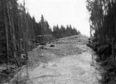 Översvämmning när dammen vid Göljan brast, 1950