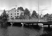 Byggnation vid Badhusbron, 1970-tal