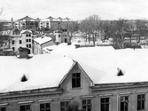 Vy vid Fabriksgatan, 1960-tal