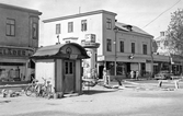 Taxistation vid Hamnplan, 1956