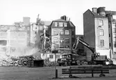 Husrivning vid Magasinsgatan, 1975-02-06