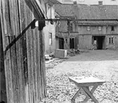 Gårdsinteriör Gamla söder, 1960-tal
