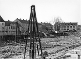 Byggnation av Krämarhuset, 1960-tal