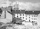 Gårdsinteriör vid Änggatan, 1960-tal