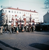 Besökare på Hindersmässan, 1950-tal