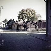 Kyrkogårdsgatan mot norr från Änggatan, 1952-1957