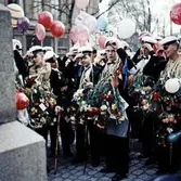 Studentfirande på Stortorget, 1958-1964