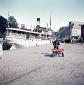 Passagerarbåten Örebro III vid Hamnplan, 1960-tal