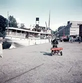 Passagerarbåten Örebro III vid Hamnplan, 1960-tal