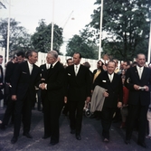 Besökare vid invigningen av Länsmuseet, 1963-09-07