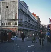 Varuhuset Domus byggs, ca 1963