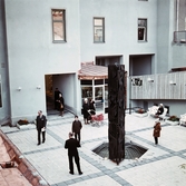 Innergård till varuhuset Domus, 1964