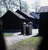 Skådespelare vid Tv-inspelning av Markurell i Wadköping, 1968