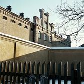 Del av muren vid Örebro fängelse, 1968-1971