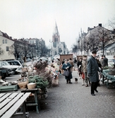 Marknad på Stortorget, ca 1961