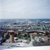 Utsikt från Svampen mot väster, 1959-1961