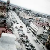 Vy från polishusets tak mot väster, 1958-1961