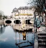 Reklamflotte för Lions loppmarknad, ca 1959