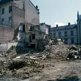 Rivning av Edwalls hörna, ca 1963