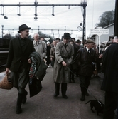 Ressenärer på Södra stationen, ca 1960