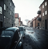 Parkerade bilar på Phragménsvägen, 1959-1963