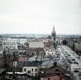 Vy från gamla polishuset mot väster, 1958-1961