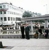 Invigning av skulpturen Likkistan, 1970