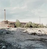 Rivning av Marks tegelbruk, ca 1960