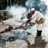 Grillning på Krämartaket, 1963