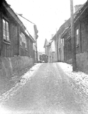 Gamla söderkåkar på Näbbgränd, 1950-tal