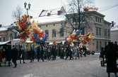 Ballongförsäljning på Hindersmässan, före 1968