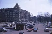 Bilar på järntorget, före 1978