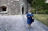 Turistguide vid Örebro slott, 1960-tal