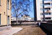 Kvarteret Tunnbindaren mot norr från Södra allén, efter 1972