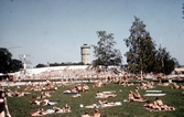 Badgäster på gustavsviksbadet, 1960-tal
