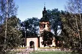Askersunds landskyrka från väster, 1960-tal