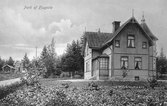 Bostadshus med torn i Fjugesta, 1910 ca