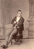 Porträtt av skådespelaren Axel Wesslau , ca 1900