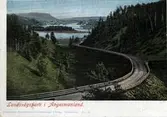 Landsvägsparti i Ångermanland.  Vykort, färglagt. Granbergs Konstindustri; aktiebolags Förlag Stockholm.