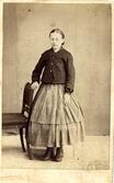 Hanna Stattin taget 1865, född 1847. Kusin till Adolfina Kjellander - gift Ahlgren.