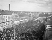 Demonstration på Stortorget, 1920-tal