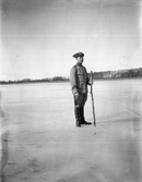 Militär på Hemfjärdens is, 1920-tal