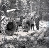 Skogsavverkning i Böda. Skogsmaskinen 