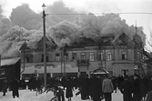 Eldsvåda vid Hamnplan, 1940-tal
