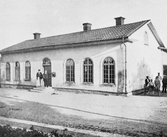 Nora gamla stationshus, före 1900