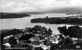 Panorama från kyrktornet, utsikt vid Södra Sundet, vykort.